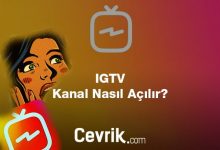 IGTV Kanal Açma