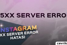 İnstagram 5xx Server Error Hatası 2017