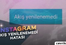 İnstagram Akış Yenilenemedi 2024