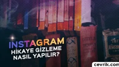 İnstagram Hikaye Gizle