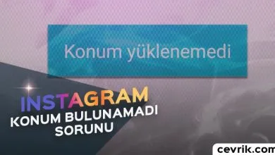 İnstagram Konum Bulunamadı 2024