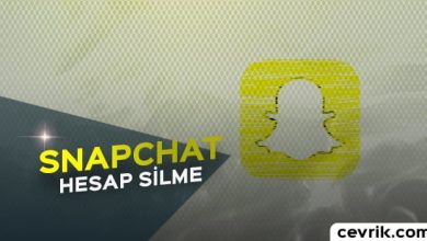 Snapchat Hesap Silme 2017