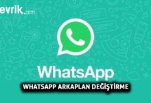 WhatsApp arkaplan değiştirme